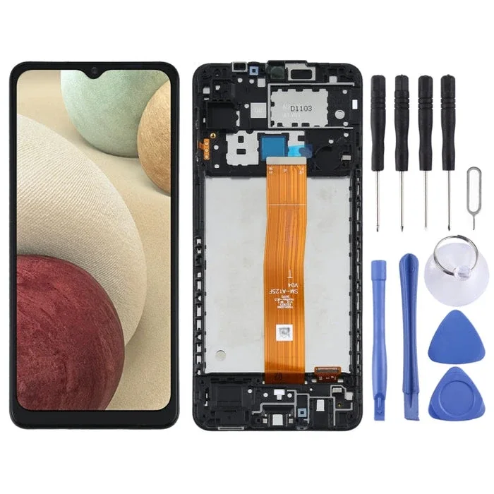 Samsung A12 Çıtalı Ekran Dokunmatik Orijinal