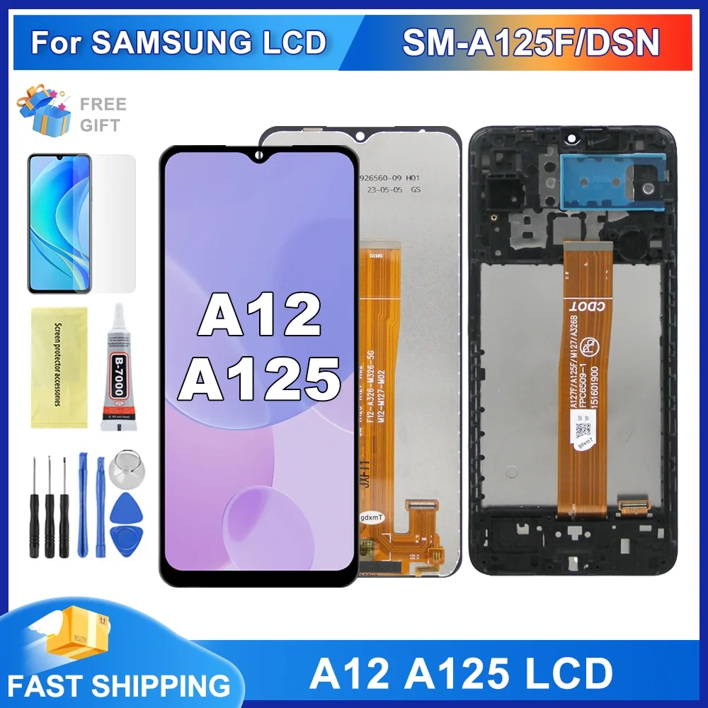Samsung A125 Ekran Dokunmatik Orijinal UNIVERSAL Çıtasız (Çerçevesiz)