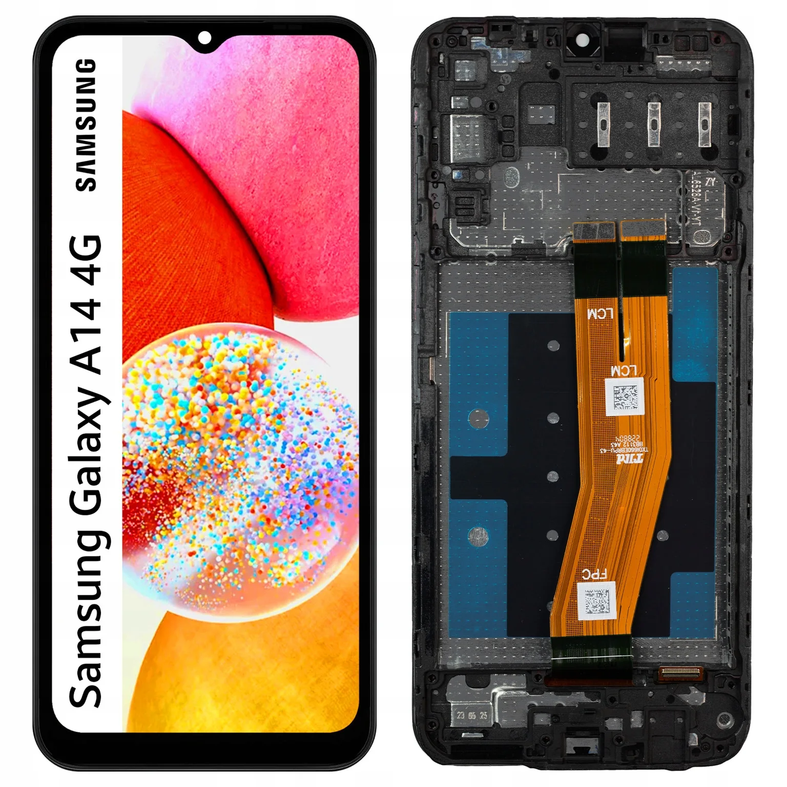 Samsung A145p Ekran Dokunmatik Orijinal Kısa Film Çıtasız (Çerçevesiz)