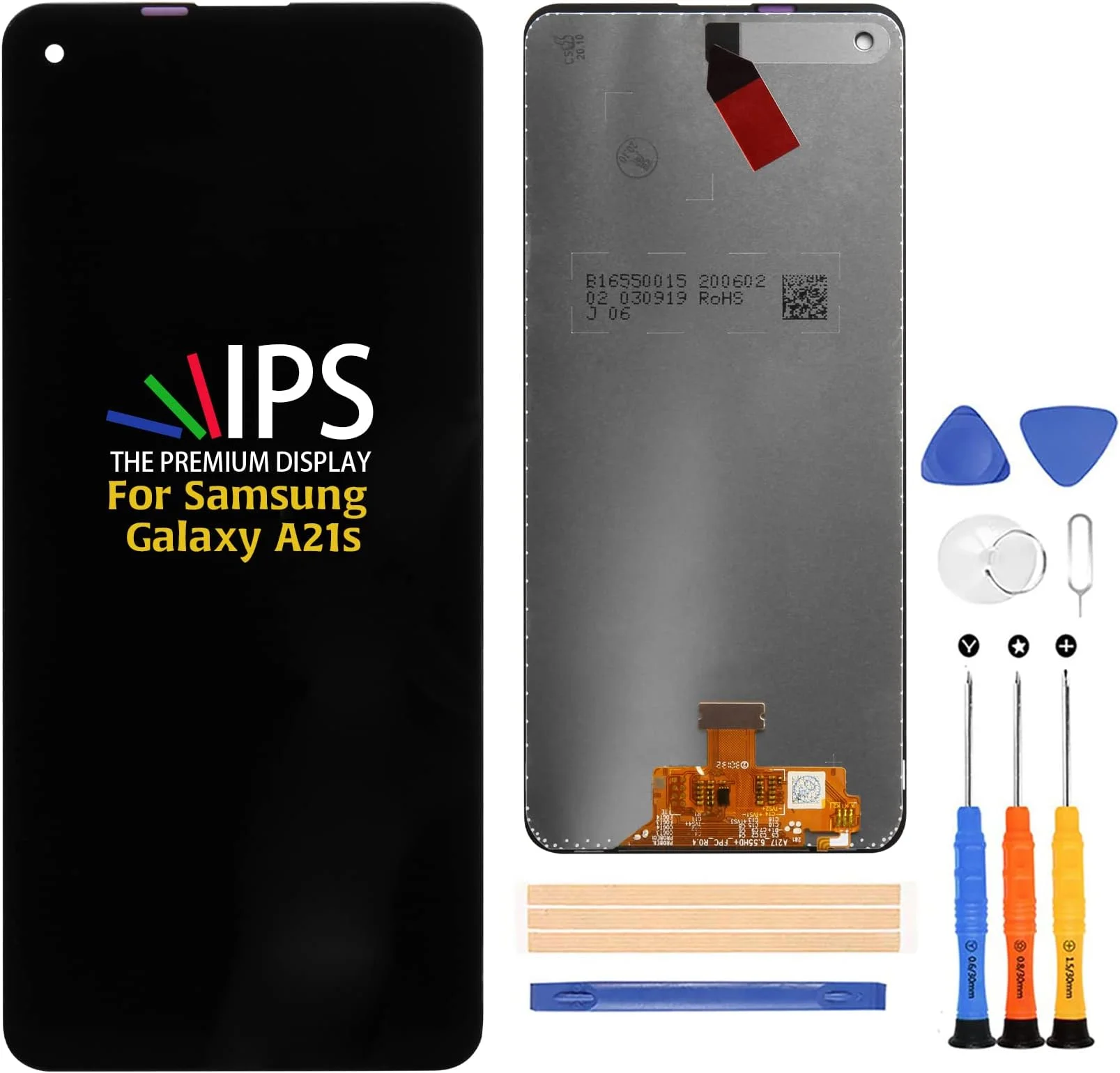 Samsung A21s Ekran Dokunmatik Orijinal Çıtasız Ürün (Çerçevesiz)