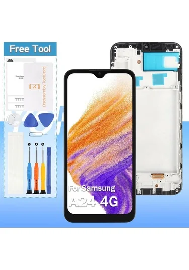 Samsung A24 4G Çıtalı Ekran Dokunmatik OLED