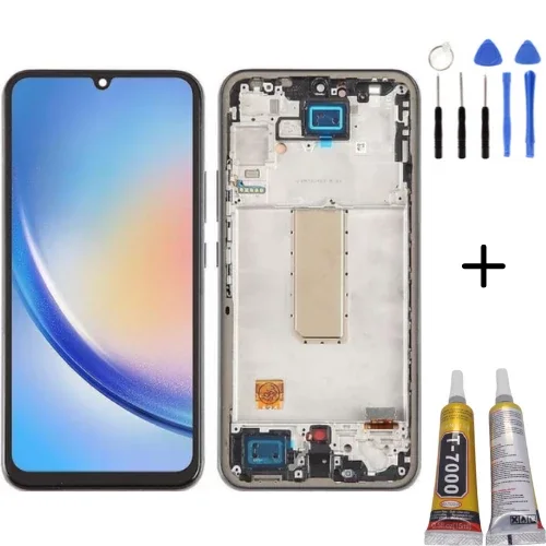 Samsung A34 5G Çıtalı Ekran Dokunmatik OLED