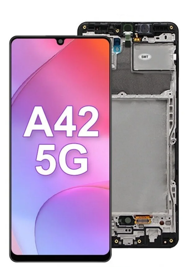 Samsung A42 5G Çıtalı Ekran Dokunmatik OLED