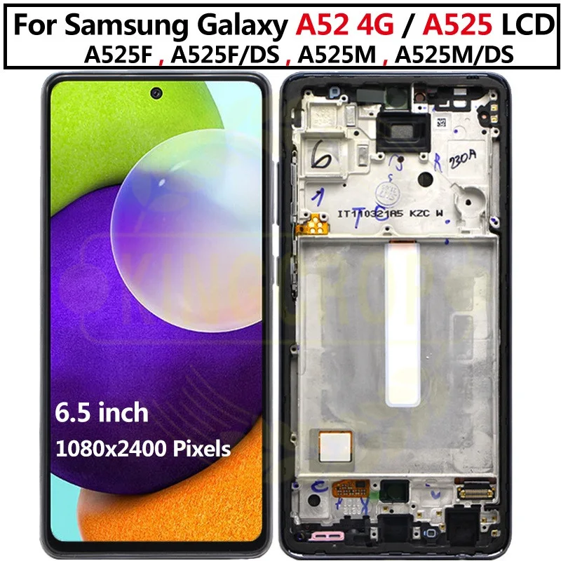 Samsung A52 4G Çıtalı Ekran Dokunmatik OLED