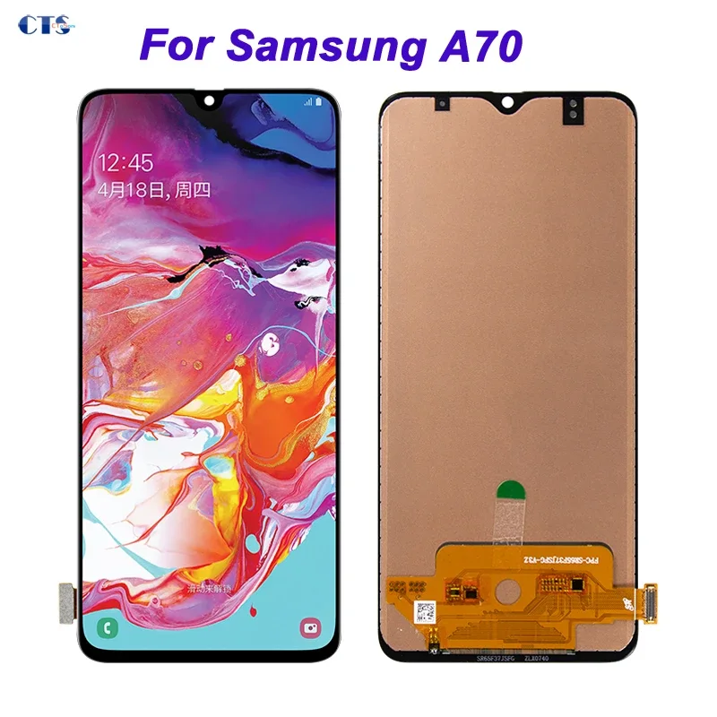 Samsung A70 Ekran Dokunmatik OLED Çıtasız (Çerçevesiz)