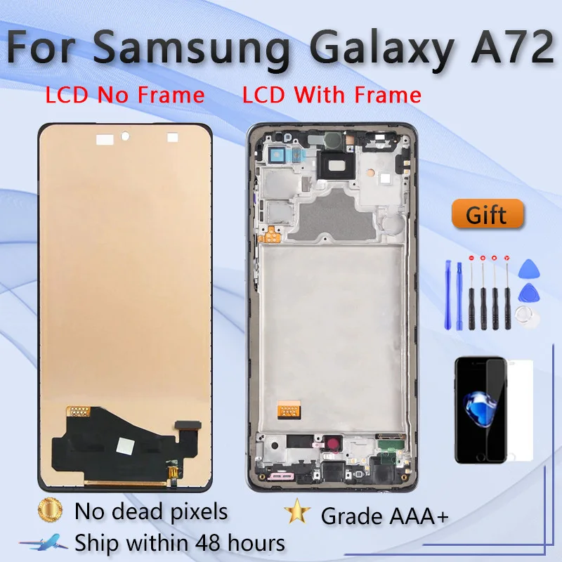 Samsung A72 Çıtalı Ekran Dokunmatik OLED
