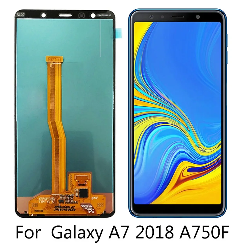 Samsung A750 Çıtalı Ekran Dokunmatik OLED