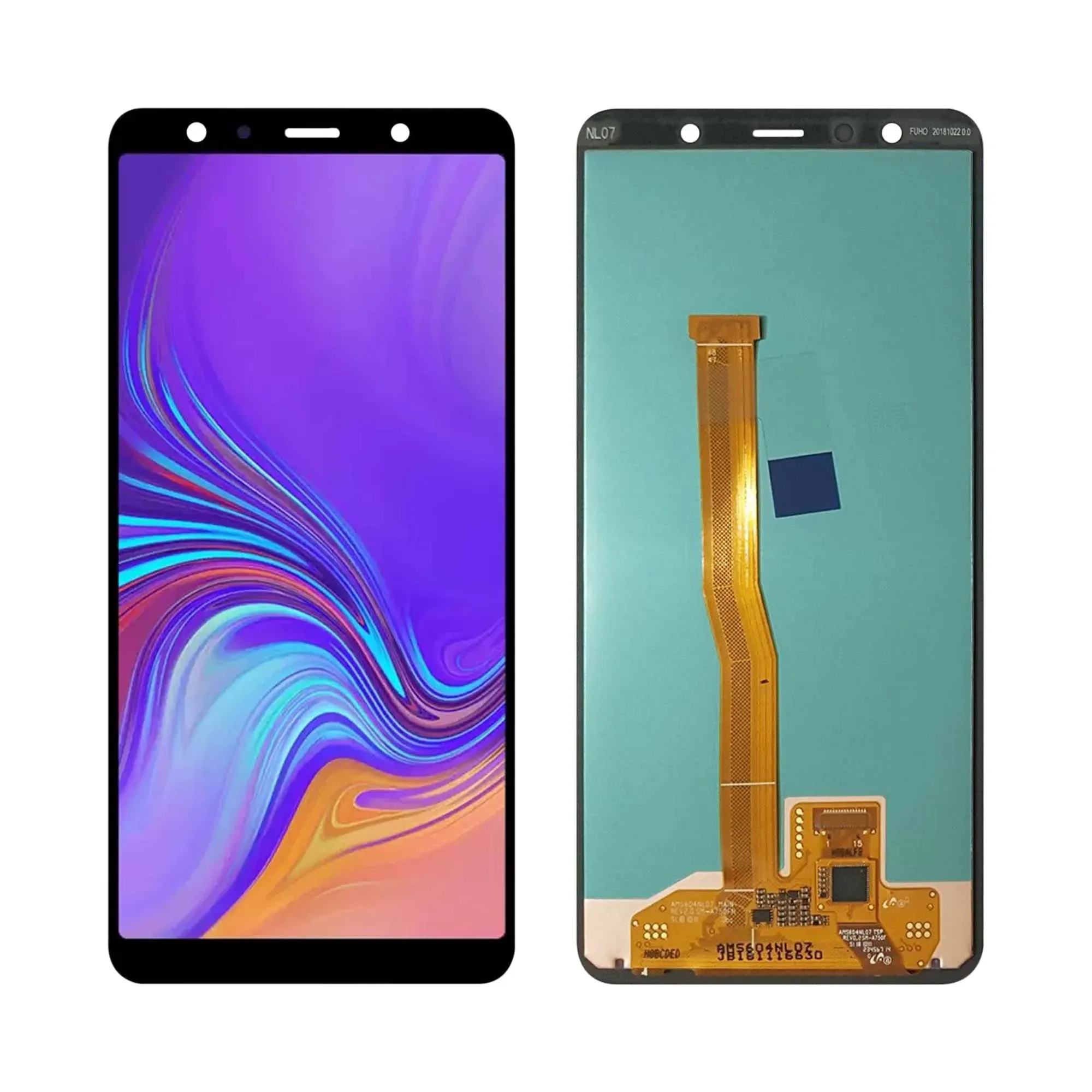 Samsung A750 Ekran Dokunmatik OLED Çıtasız (Çerçevesiz)