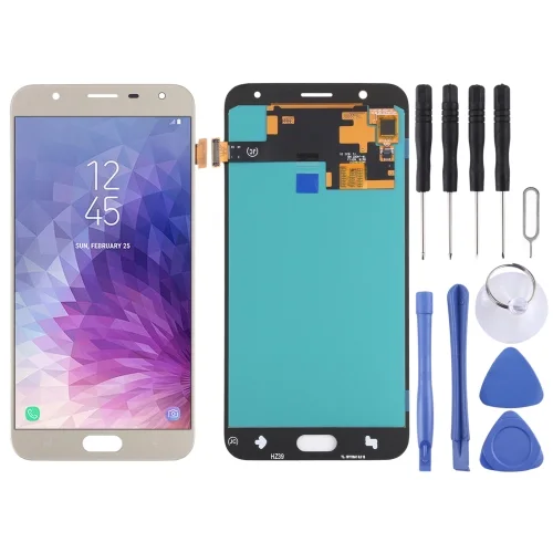 Samsung J4 Ekran Dokunmatik Gold OLED Çıtasız (Çerçevesiz)
