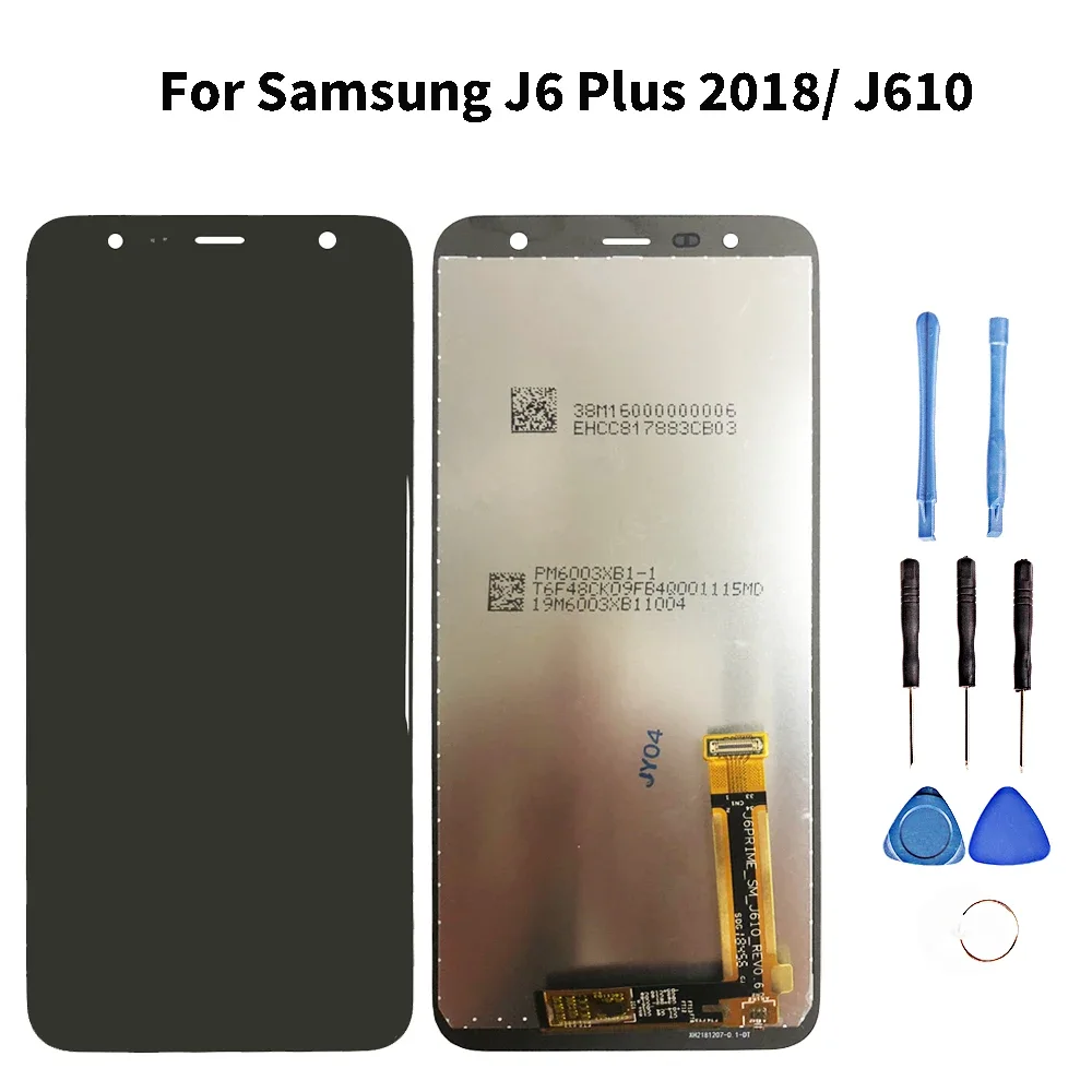 Samsung J6 Plus Ekran Dokunmatik Orijinal Çıtasız Ürün (Çerçevesiz)