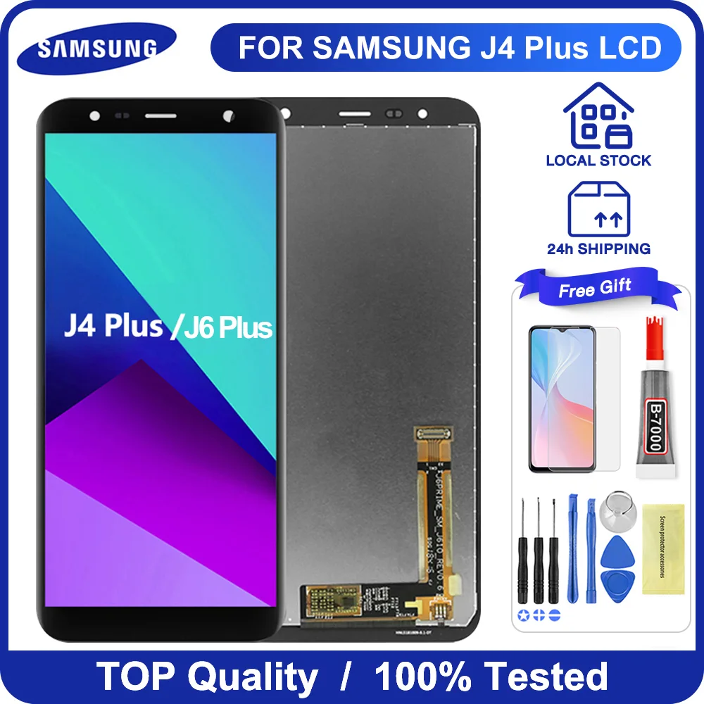 Samsung J610 Ekran Dokunmatik Orijinal Çıtasız Ürün (Çerçevesiz)
