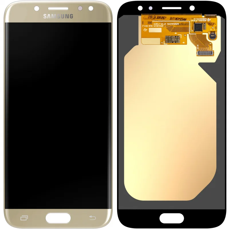 Samsung J730 Ekran Dokunmatik Gold AUTHENTİC Çıtasız (Çerçevesiz)