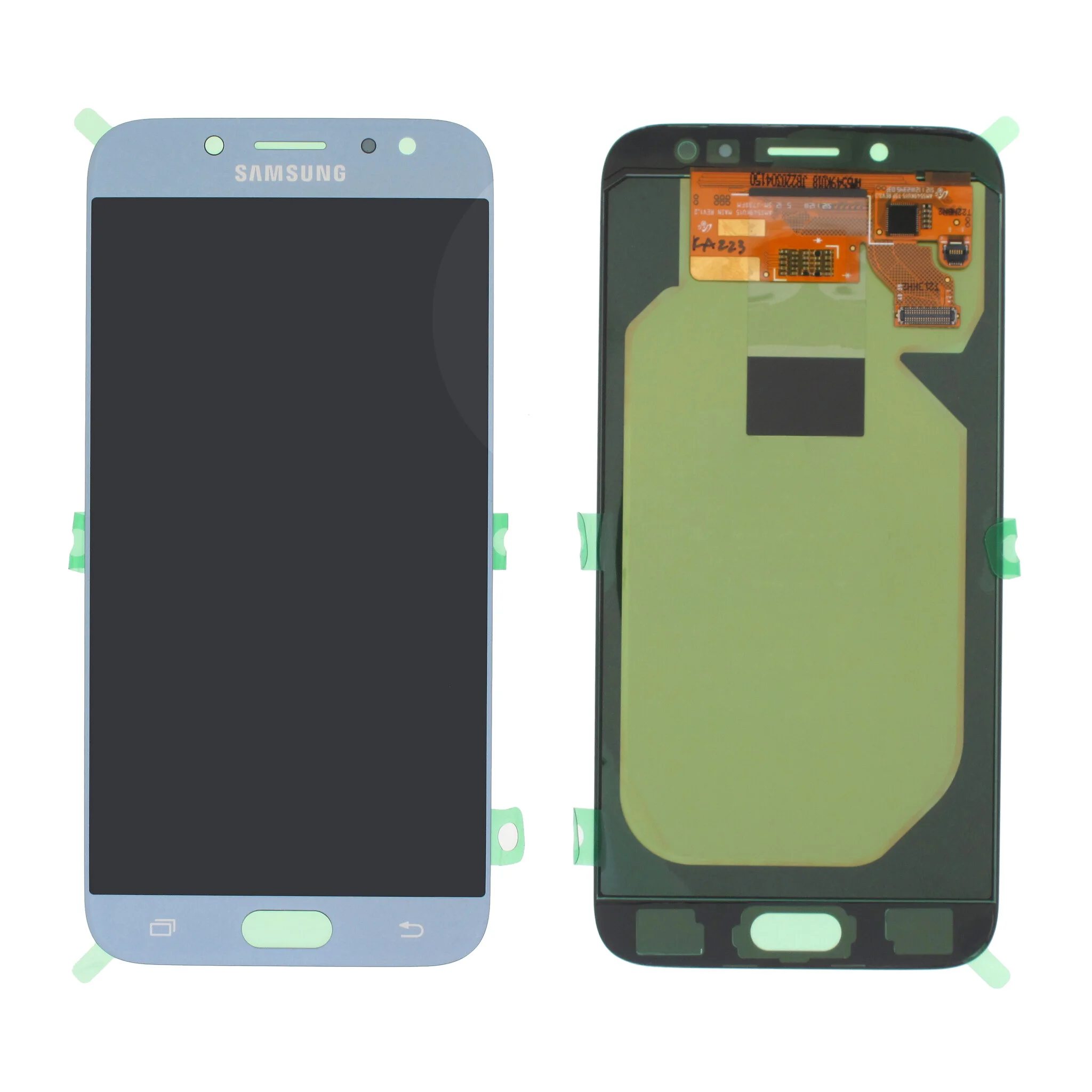Samsung J730 Ekran Dokunmatik Silver AUTHENTİC Çıtasız (Çerçevesiz)