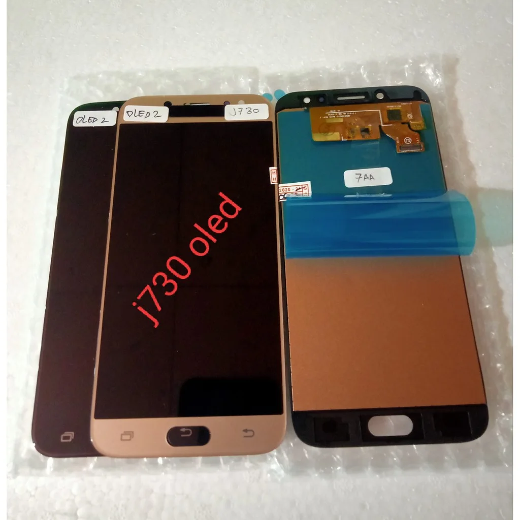 Samsung J730 Ekran Dokunmatik Silver OLED Çıtasız (Çerçevesiz)