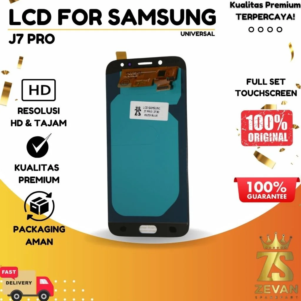 Samsung J730 Ekran Dokunmatik Siyah OLED Çıtasız (Çerçevesiz)
