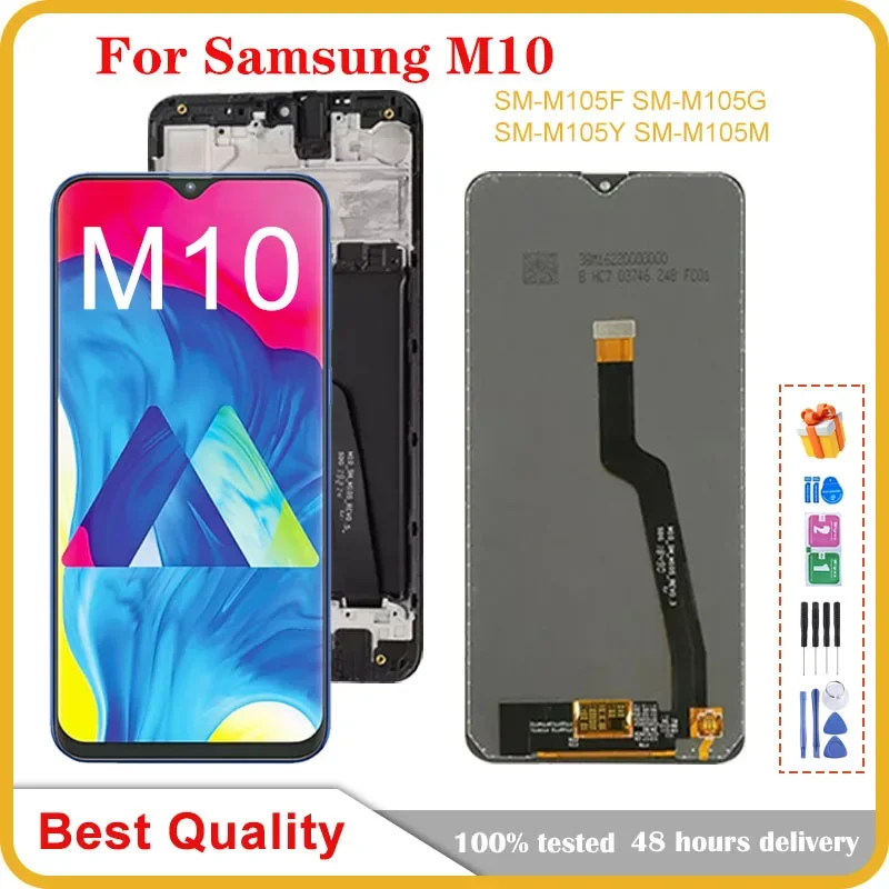 Samsung M10 Ekran Dokunmatik Orijinal Çıtasız Ürün (Çerçevesiz)