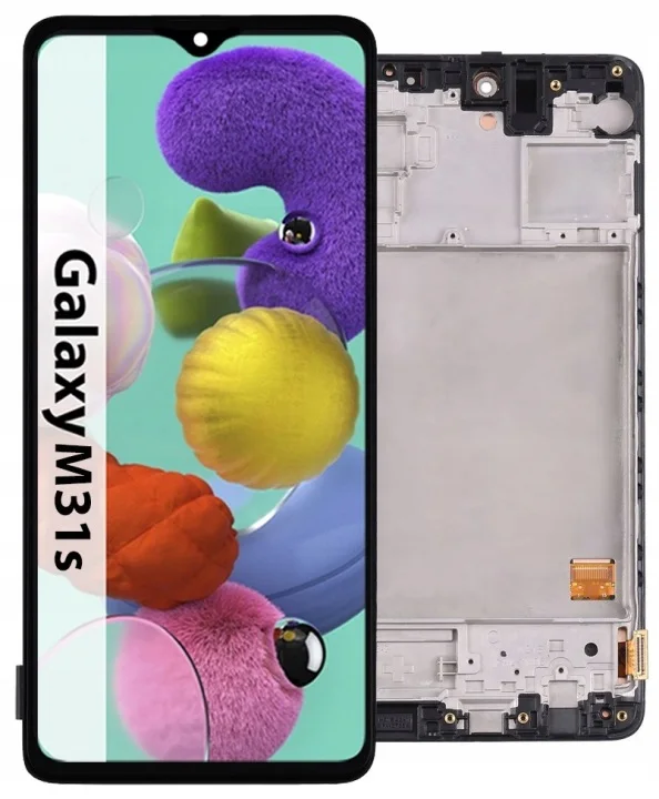 Samsung M31s Çıtalı Ekran Dokunmatik OLED