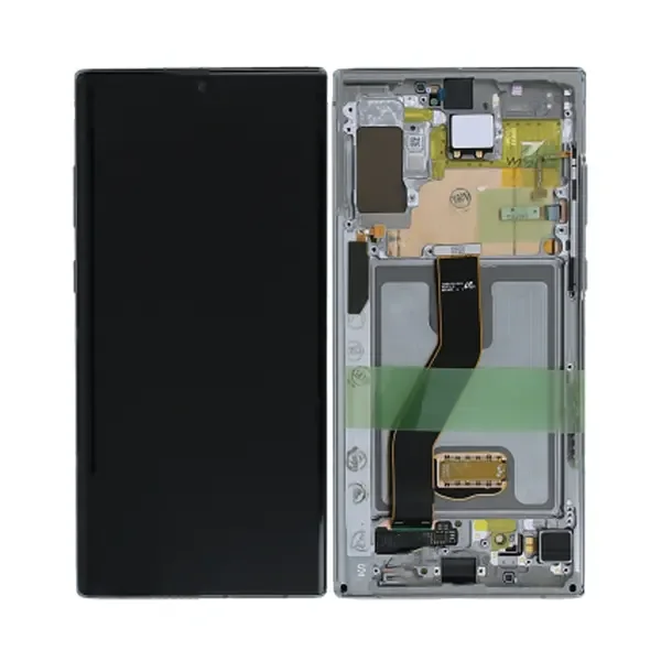 Samsung Note 10 Plus Çıtalı Ekran Dokunmatik Silver A Plus Kalite Ürün