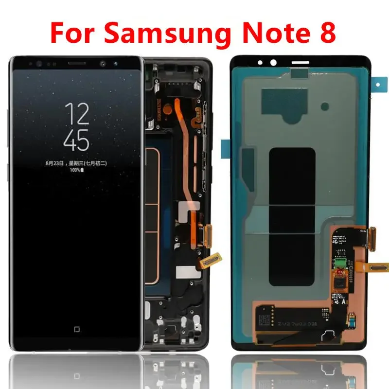 Samsung Note 8 Çıtalı Ekran Dokunmatik Siyah A Plus Kalite Ürün