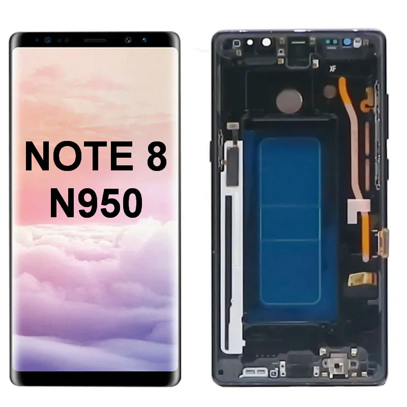 Samsung Note 8 Çıtalı Ekran Dokunmatik Siyah A Plus Kalite Ürün