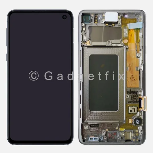Samsung S10 Çıtalı Ekran Dokunmatik Beyaz SOFT OLED Kalite Ekran