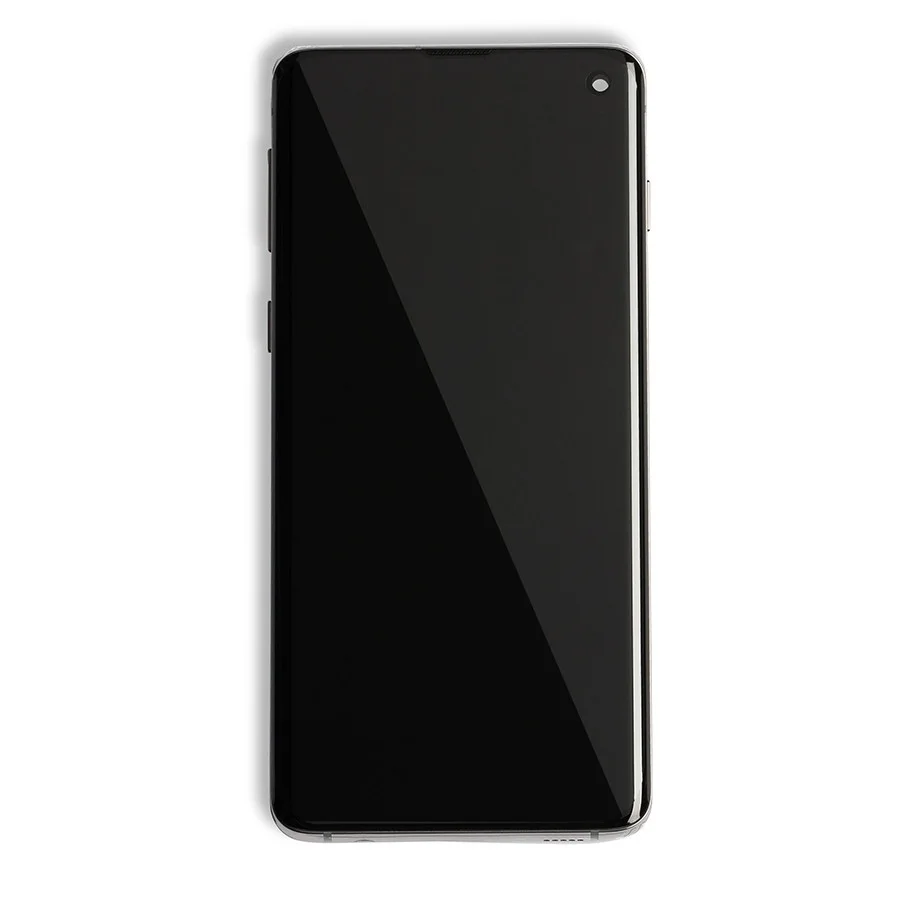 Samsung S10 Çıtalı Ekran Dokunmatik Siyah SOFT OLED Kalite Ekran