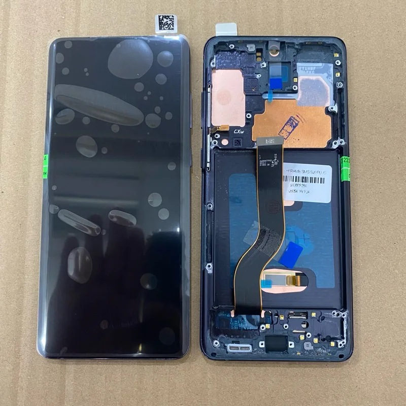 Samsung S20 Plus Çıtalı Ekran Dokunmatik Gray OLED