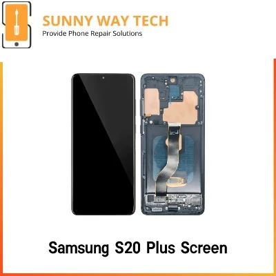 Samsung S20 Plus Çıtalı Ekran Dokunmatik Siyah OLED