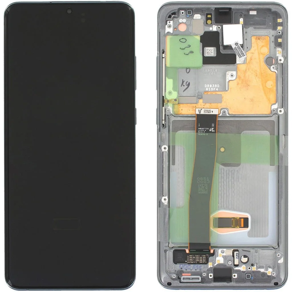 Samsung S20 Ultra Çıtalı Ekran Dokunmatik Gray A Plus Kalite Ürün
