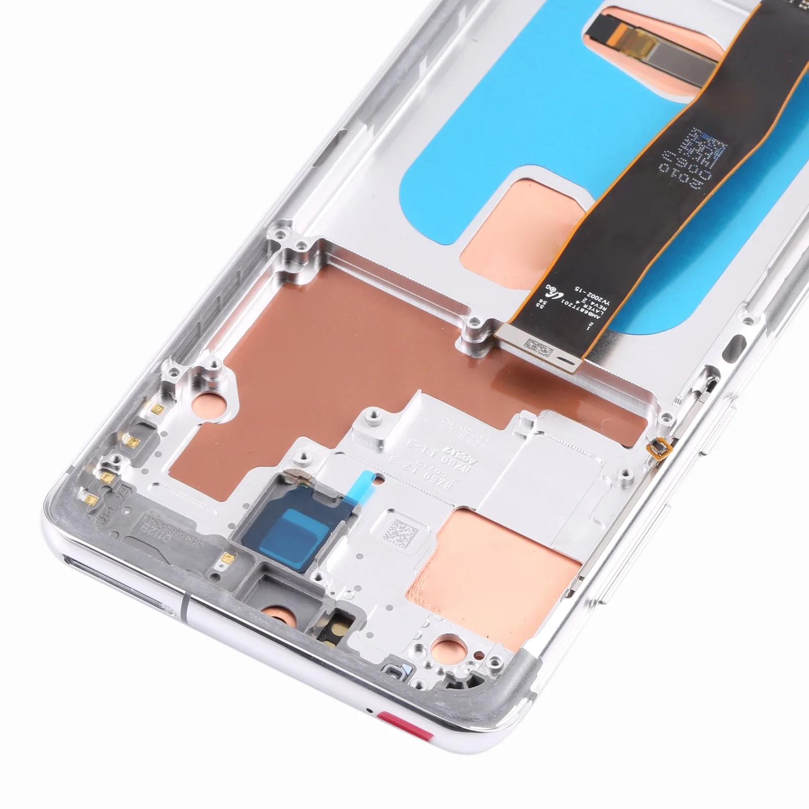 Samsung S20 Ultra Çıtalı Ekran Dokunmatik Silver A Plus Kalite Ürün