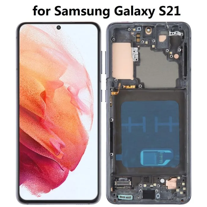 Samsung S21 Çıtalı Ekran Dokunmatik Siyah A Plus Kalite Ürün