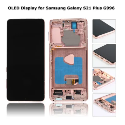 Samsung S21 Plus Çıtalı Ekran Dokunmatik Gold OLED