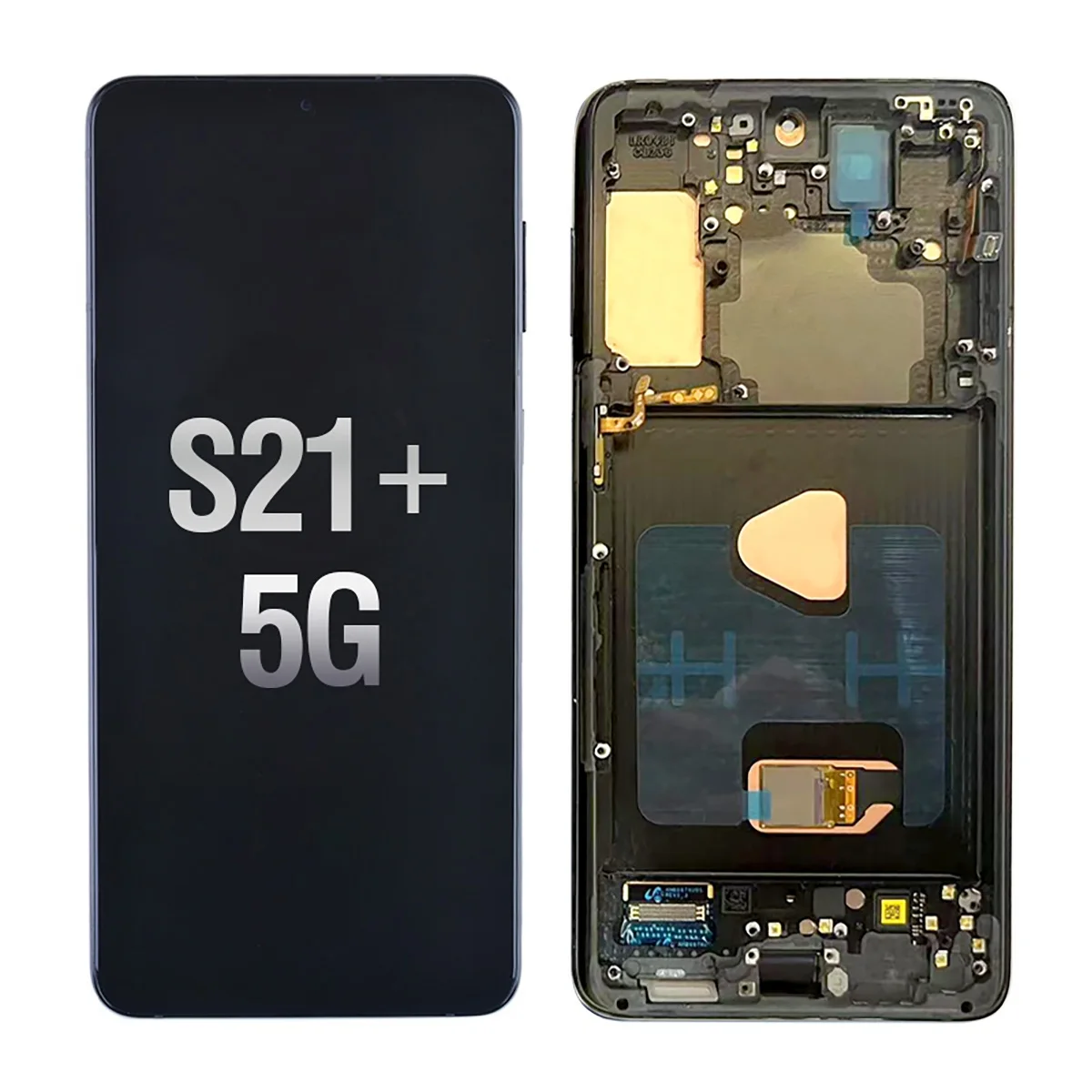 Samsung S21 Plus Çıtalı Ekran Dokunmatik Siyah OLED