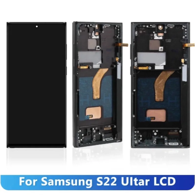 Samsung S22 Çıtalı Ekran Dokunmatik Siyah A Plus Kalite Ürün
