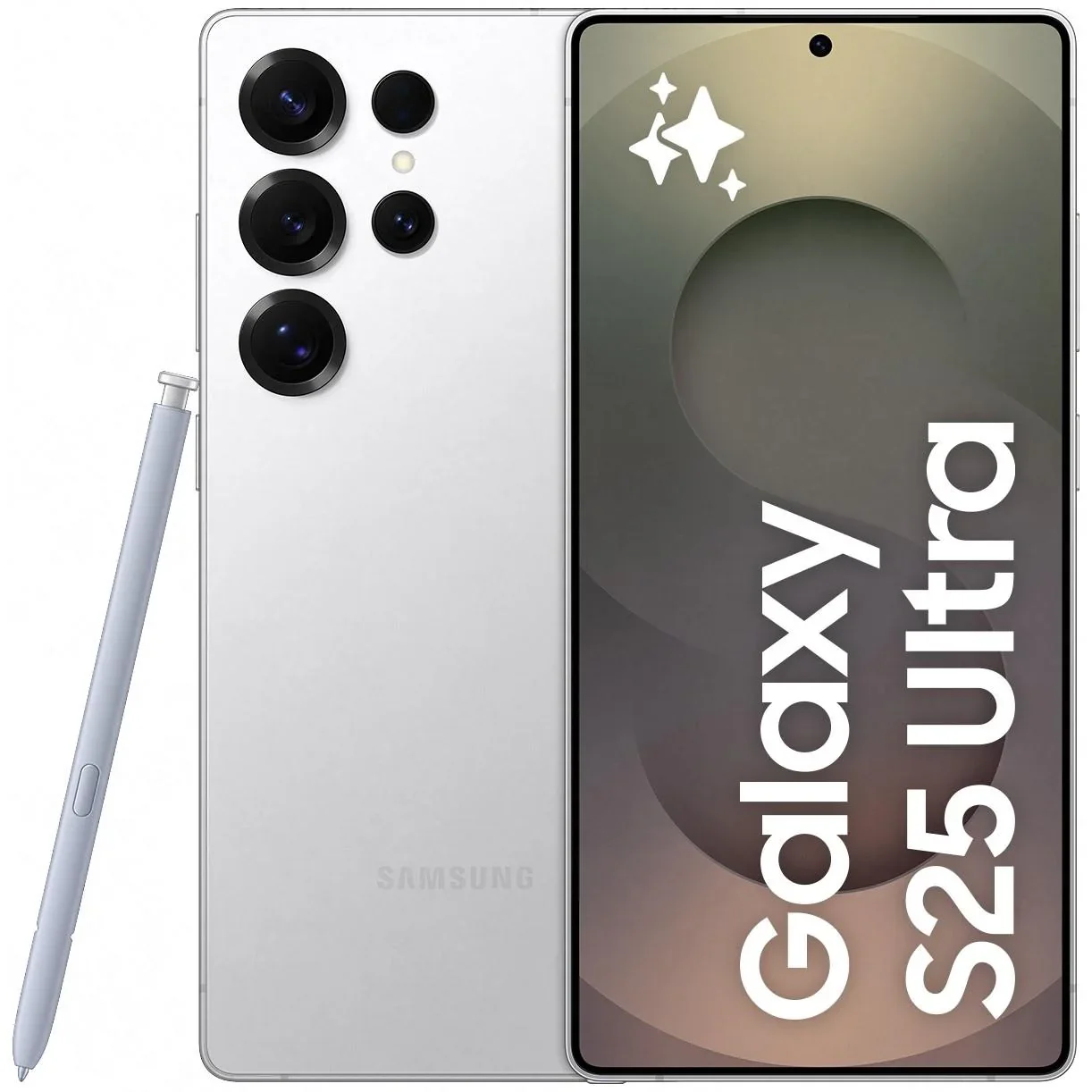 Samsung S25 Ultra Çıtalı Ekran Dokunmatik Silver SOFT OLED Kalite Ekran