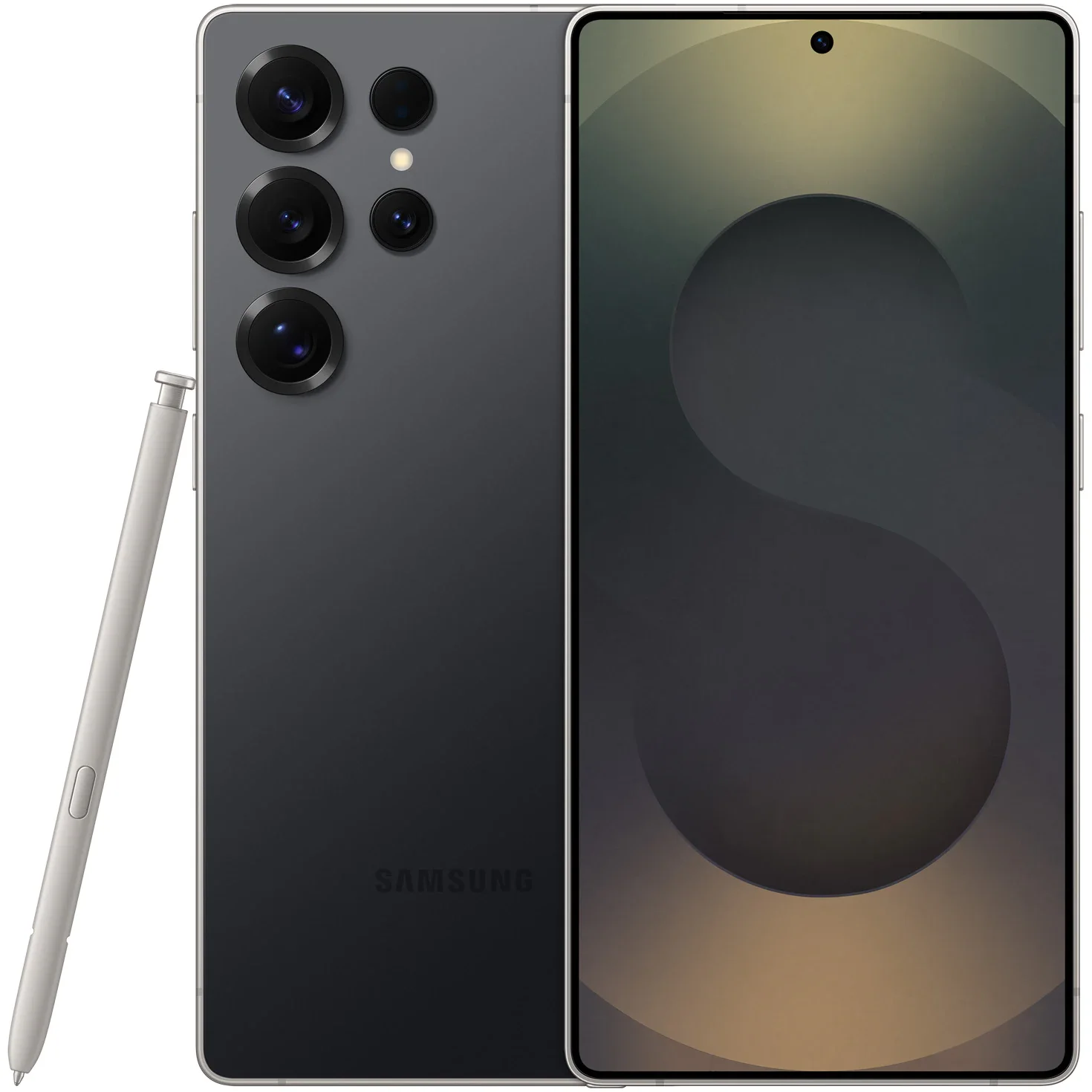 Samsung S25 Ultra Çıtalı Ekran Dokunmatik Siyah SOFT OLED Kalite Ekran