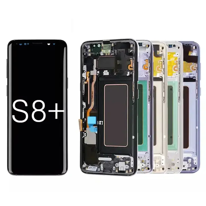 Samsung S8 Plus Çıtalı Ekran Dokunmatik Silver A Plus Kalite Ürün