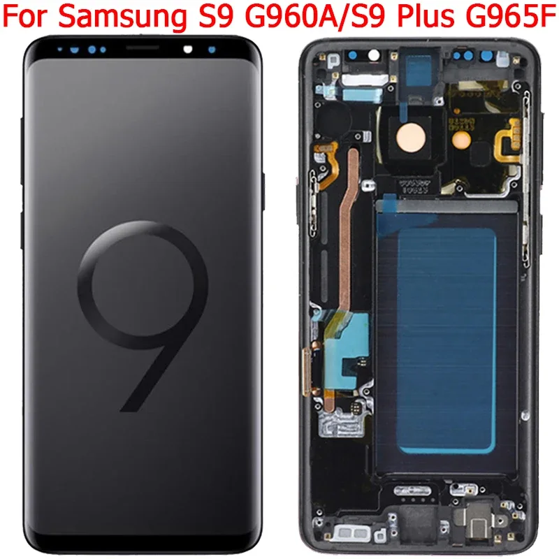 Samsung S9 Çıtalı Ekran Dokunmatik Siyah A Plus Kalite Ürün