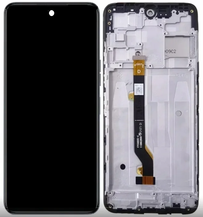 Tecno Camon 18 Çıtalı Ekran Dokunmatik Siyah Orijinal