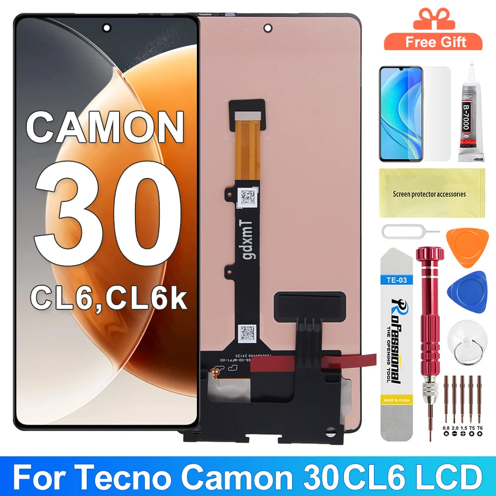 Tecno Camon 30 4g/5g Ekran Dokunmatik A Plus Kalite Ürün Çıtasız (Çerçevesiz)
