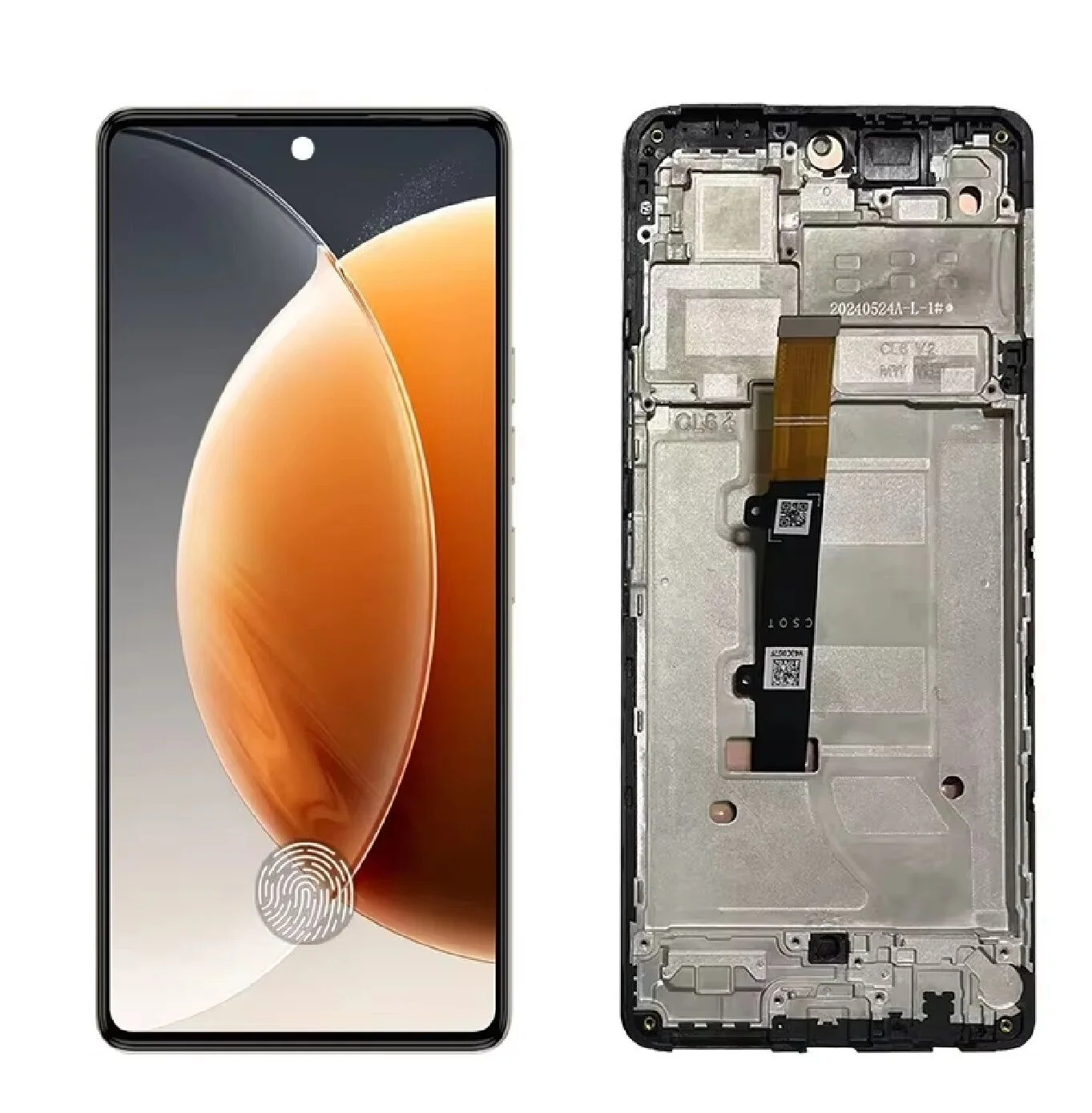 Tecno Camon 30S Pro 5G Çıtalı Ekran Dokunmatik Gold SOFT OLED Kalite Ekran