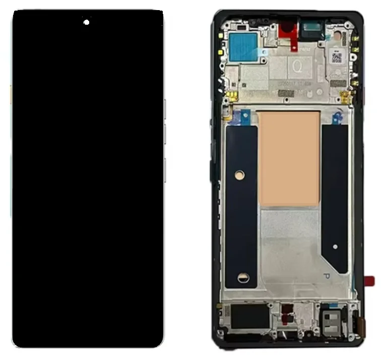 Tecno Camon 40 Pro 5G Çıtalı Ekran Dokunmatik Siyah SOFT OLED Kalite Ekran