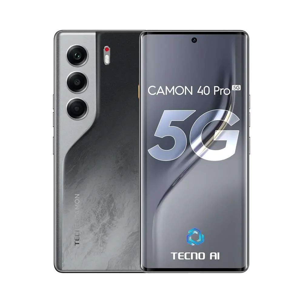 Tecno Camon7 / Camon 40 Pro 5G Çıtalı Ekran Dokunmatik Silver SOFT OLED Kalite Ekran