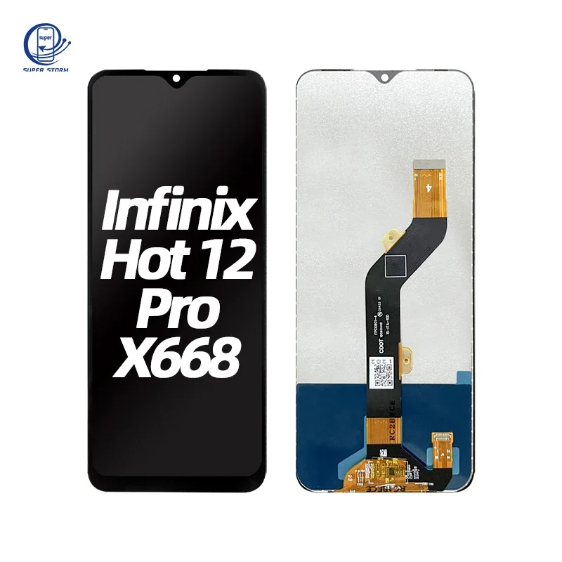 Tecno Hot 12 Pro Ekran Dokunmatik Orijinal Çıtasız Ürün (Çerçevesiz)