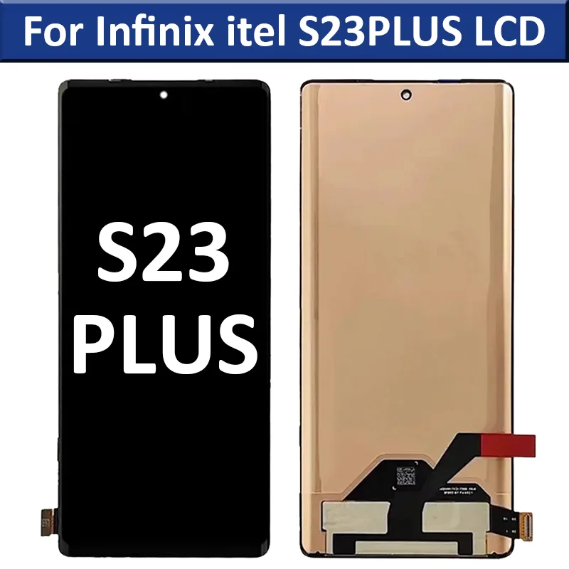 Tecno itel S23 Plus Ekran Dokunmatik SOFT OLED Kalite Ekran Çıtasız (Çerçevesiz)