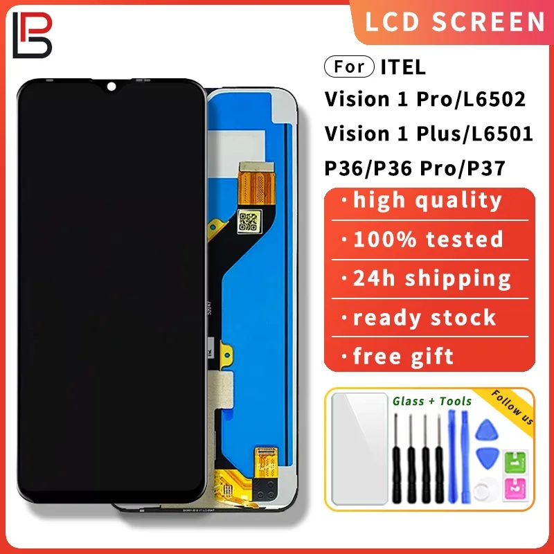 Tecno itel Vision 1 Pro Ekran Dokunmatik Orijinal Çıtasız Ürün (Çerçevesiz)