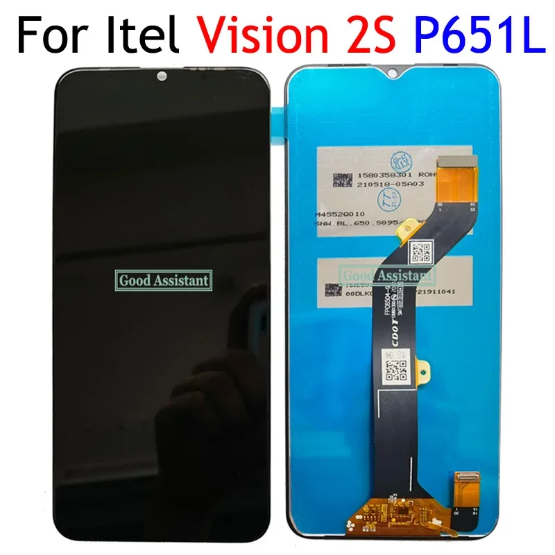 Tecno itel Vision 3 Plus Ekran Dokunmatik Orijinal Çıtasız Ürün (Çerçevesiz)