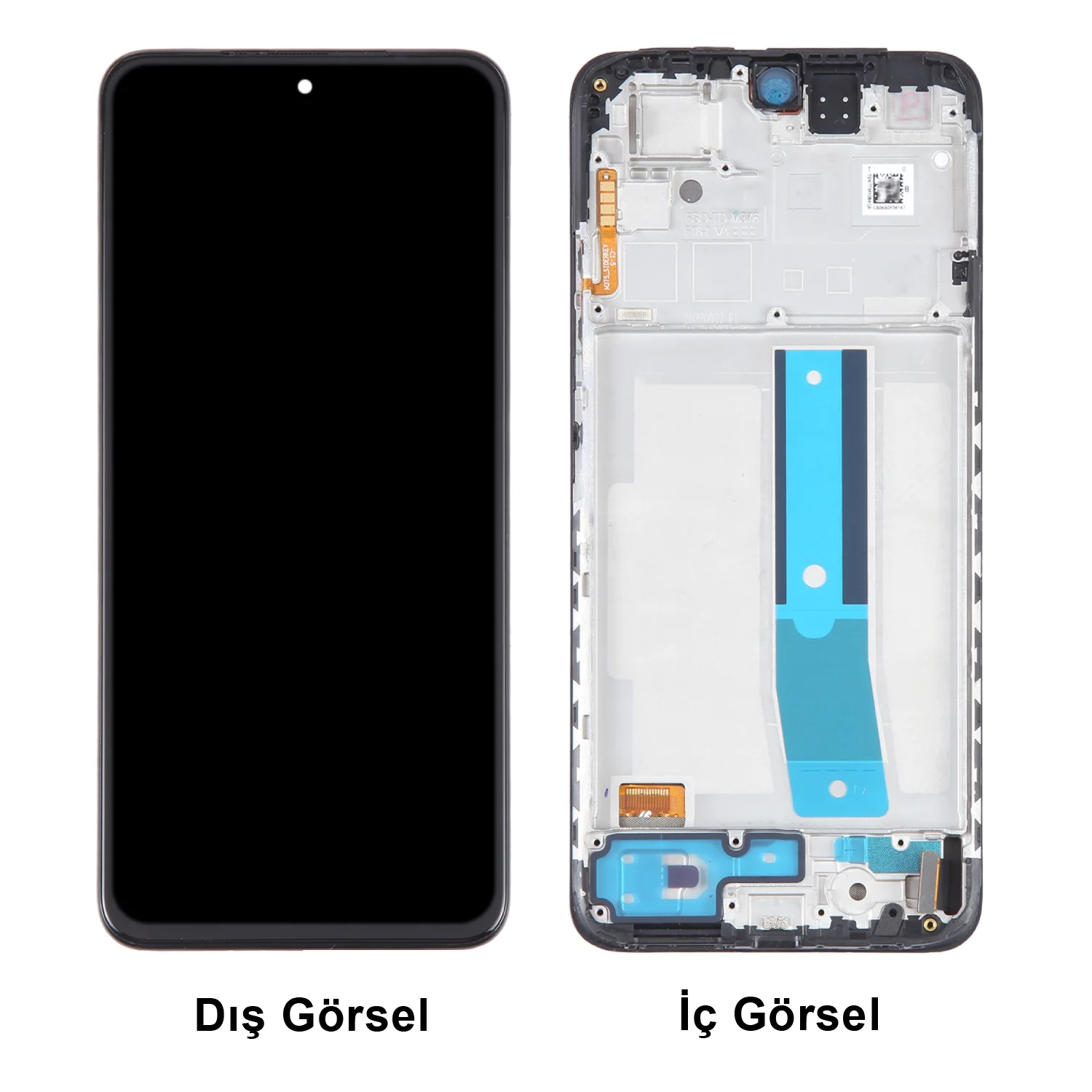 Tecno Note 11 Çıtalı Ekran Dokunmatik Siyah OLED