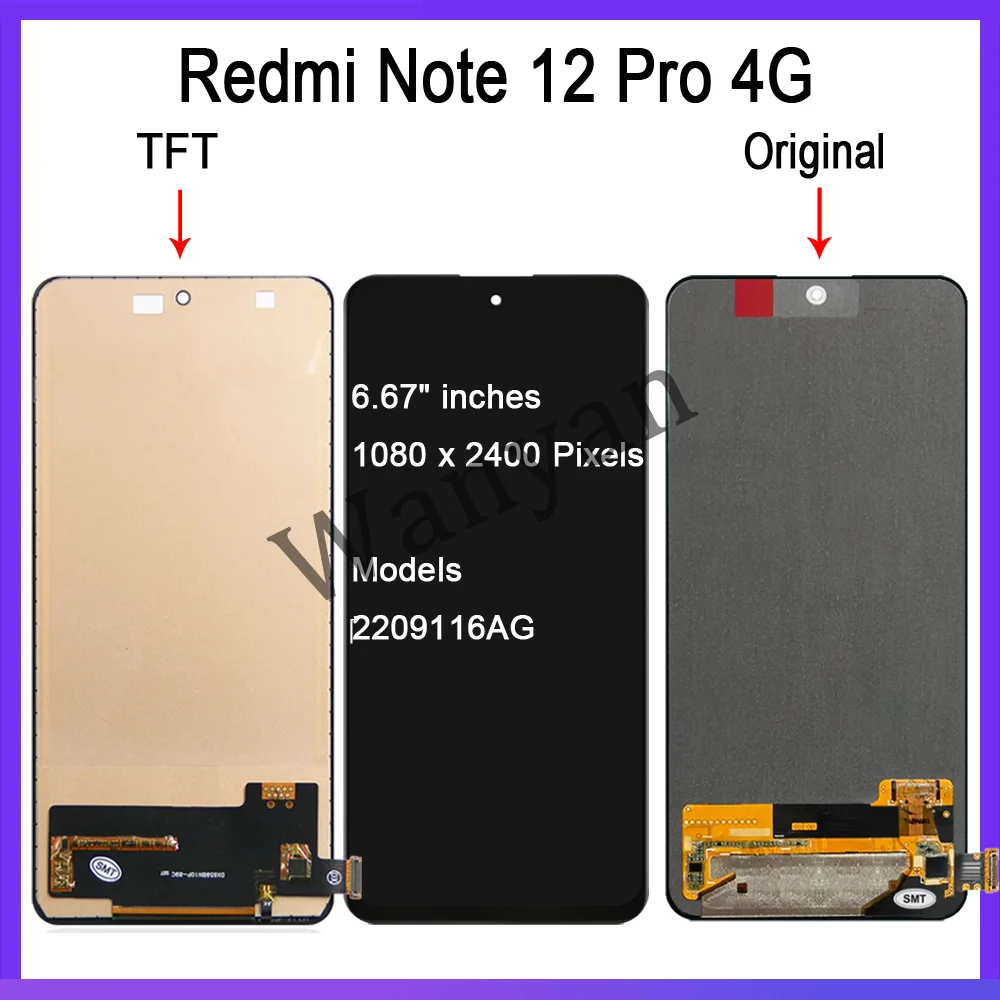 Tecno Note 12 Pro 5G Ekran Dokunmatik A Plus Kalite Ürün Çıtasız (Çerçevesiz)
