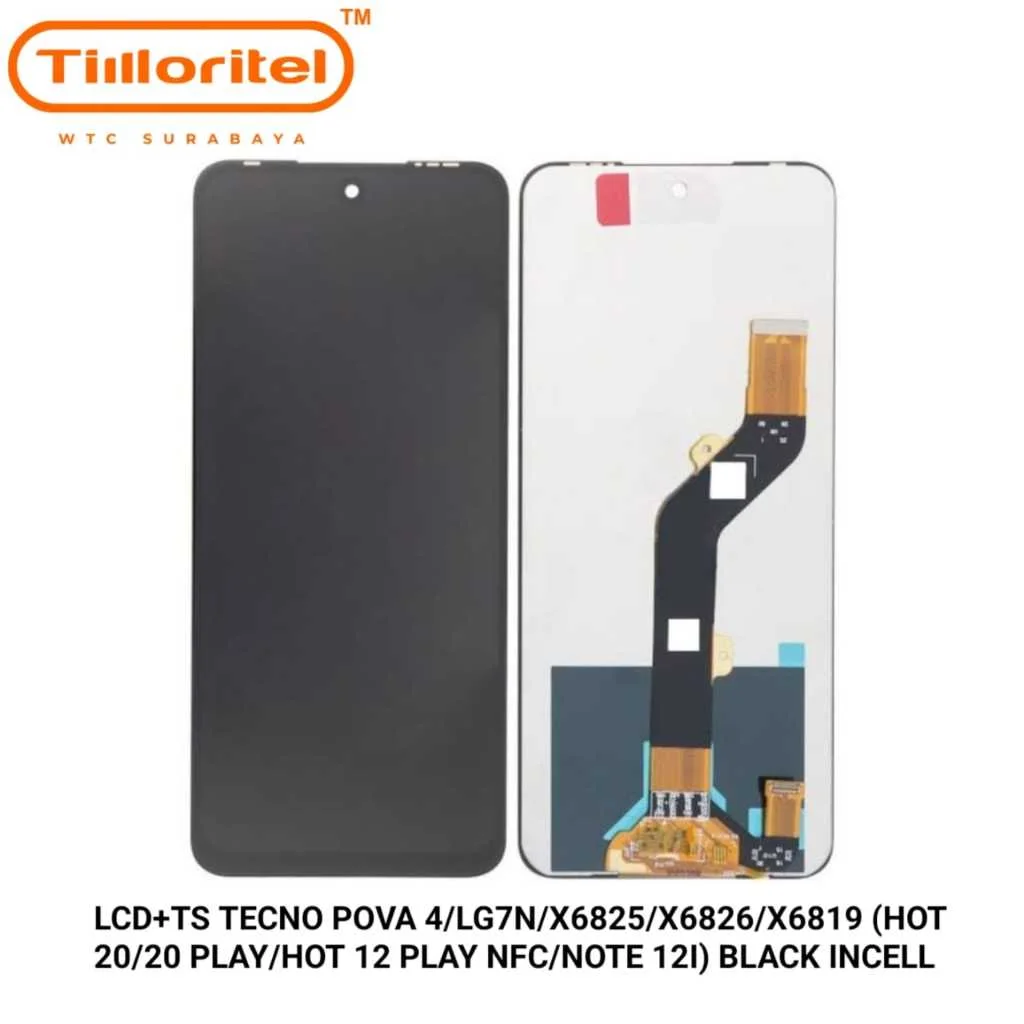 Tecno Note 12i 2022 Ekran Dokunmatik Orijinal Çıtasız Ürün (Çerçevesiz)